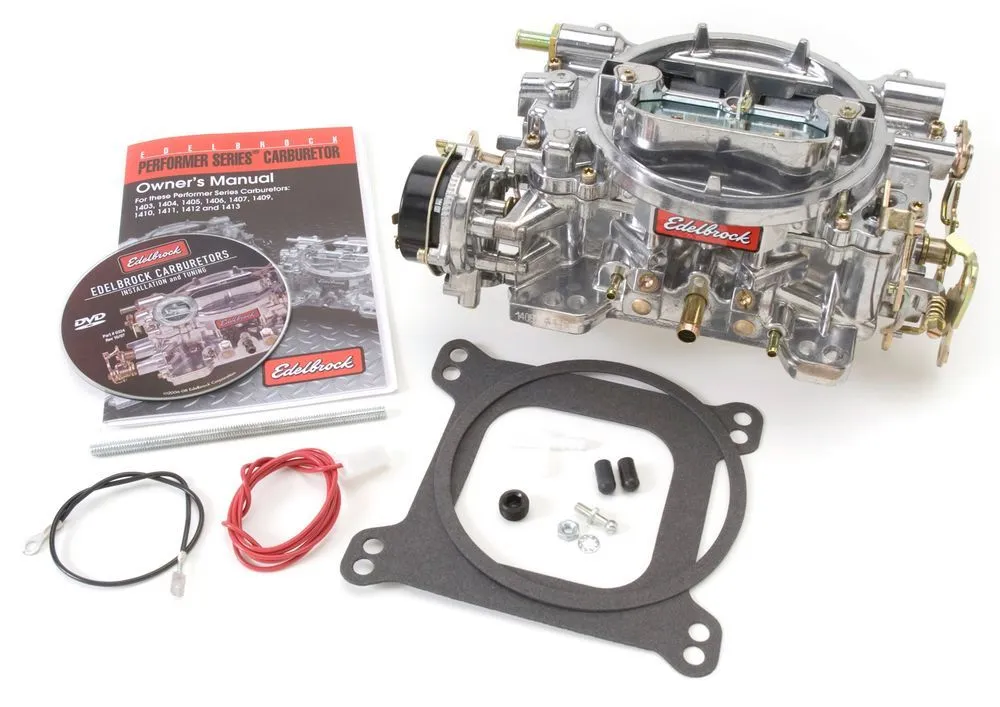 Edelbrock Edelbrock 1406 Performer Carburetor #1406 600 CFM W/ Electric Choke, Satin (Non-EGR)