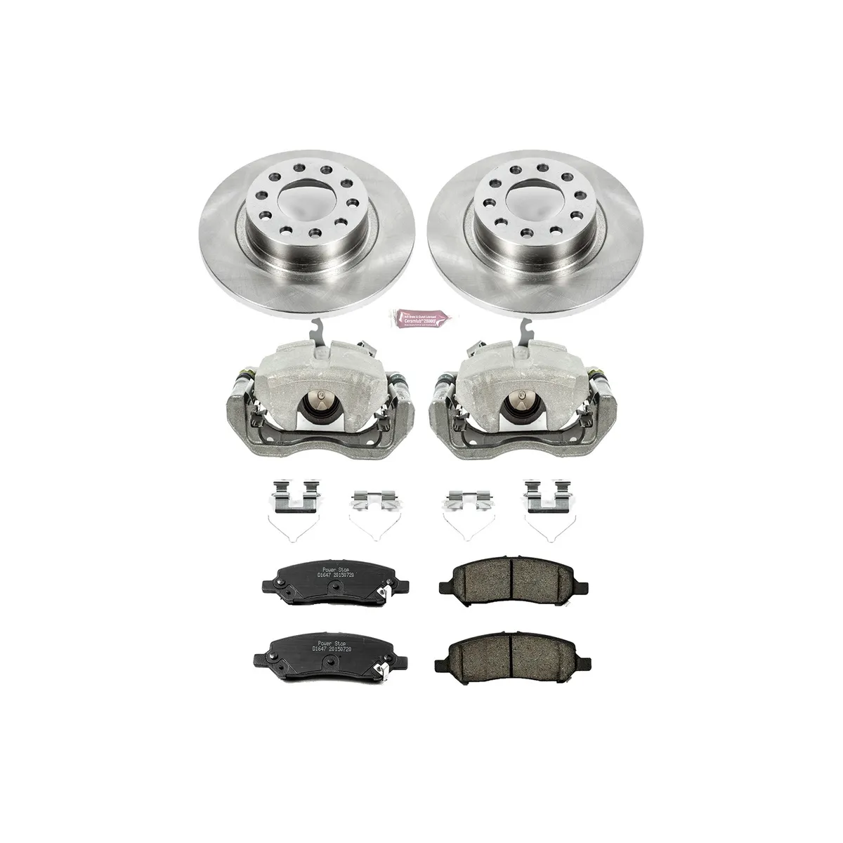 Z17 Direct Replacement Kit: Rotors; Ceramic Pads; Calipers product image
