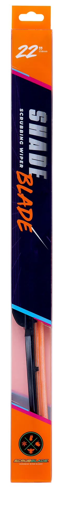 Scrubblade - 22 550mm Orange Silicone Shadeblade Wiper Blade - CBO2200 product image