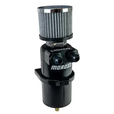Moroso Breather Tank/Catch Can Dual Inlet 8AN Male