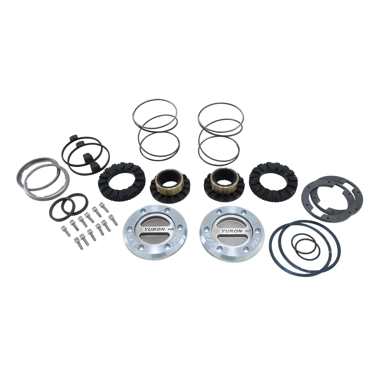 Yukon Gear And Axle Hardcore Locking Hub Dana 60 35-Spline 79-91 GM/78-97 Ford/79-93 Dodge D60 35 Spline Hardcore Locking Hub Set '79-91 GM '78-'97 F350 Dodge '79-'93 Yukon Gear
