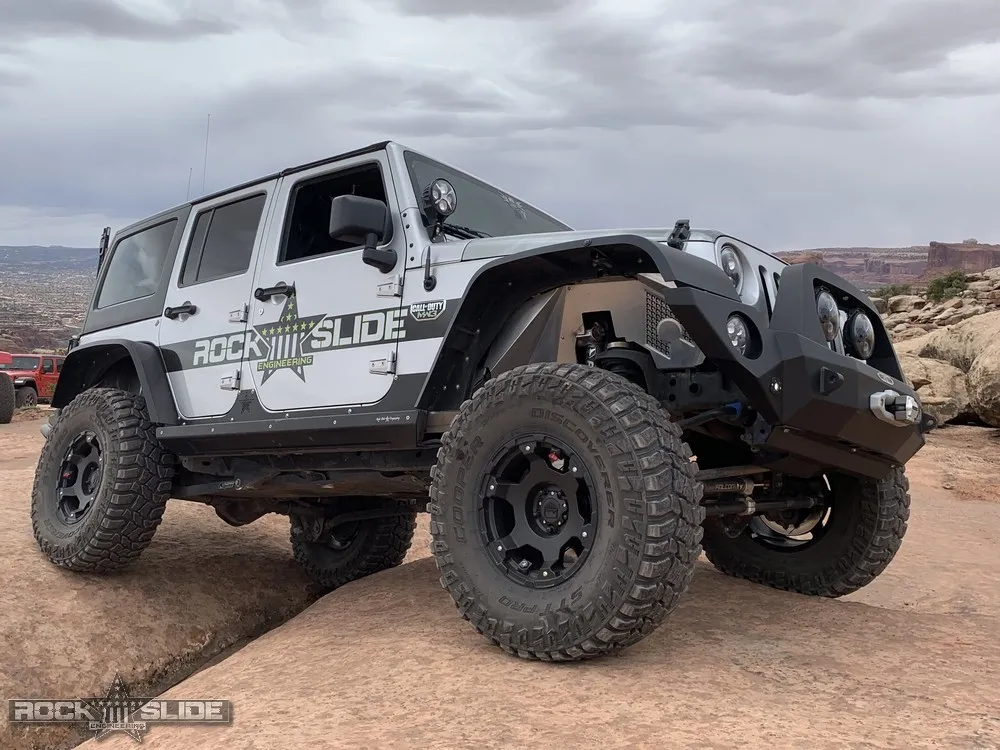 JK 4 Door Step Slider Rocker Guards Rock Slide Engineering product image