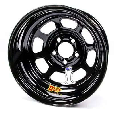 Aero Race Wheels 15x8 1in 4.75 Black