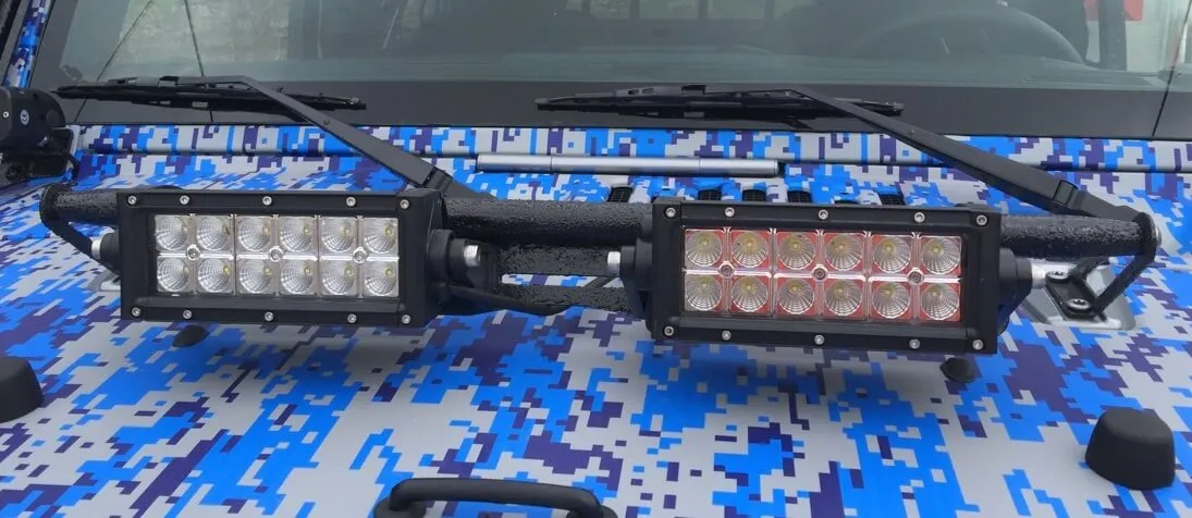 Exterior Accessories 2007-2018 Light Mounts Hood Hinge Mount Brackets Locas Green product image