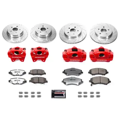 PowerStop Big Brake Conversion Kit Jeep Wrangler 2007-17, Jeep Wrangler JK 2018 - Front And Rear