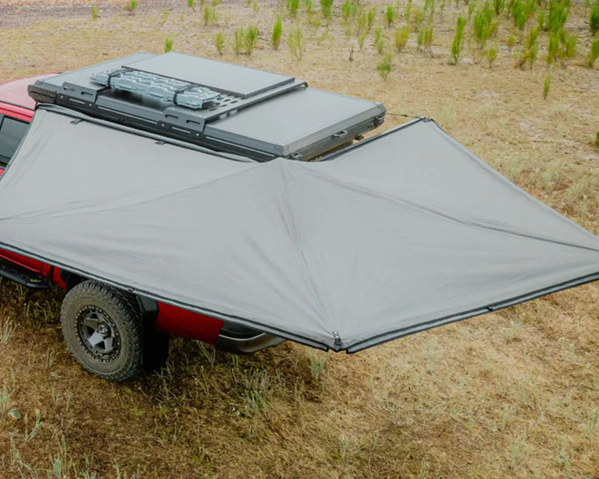 Deltawing 270degree 6.5ft Freestanding Awning For Right Side With LED Lights Waterproof Uv50 Kit product image