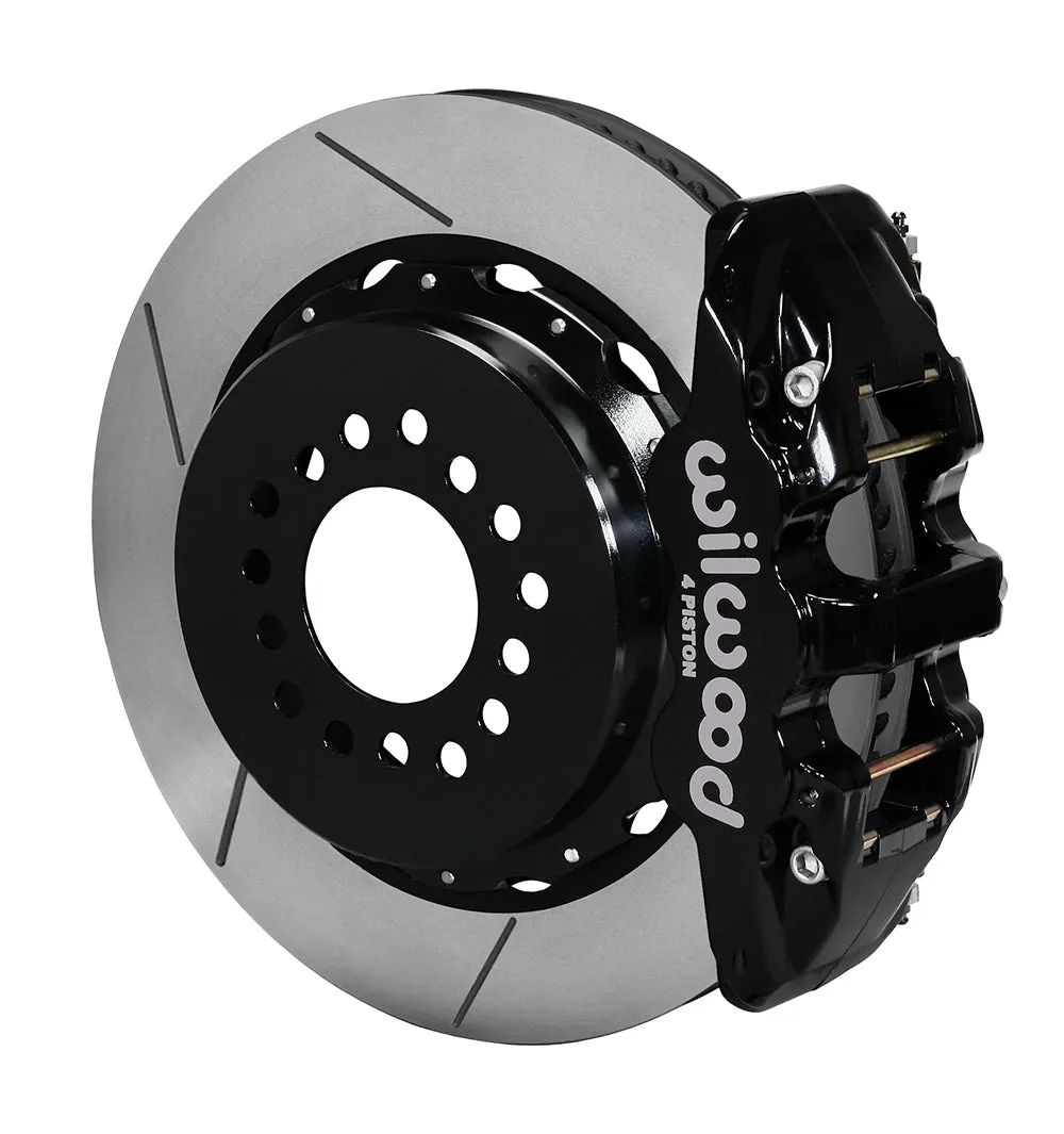 Wilwood AERO4 Rear P-Brake Kit 14.00in Red Big Ford Old Style 2.36in Offset product image