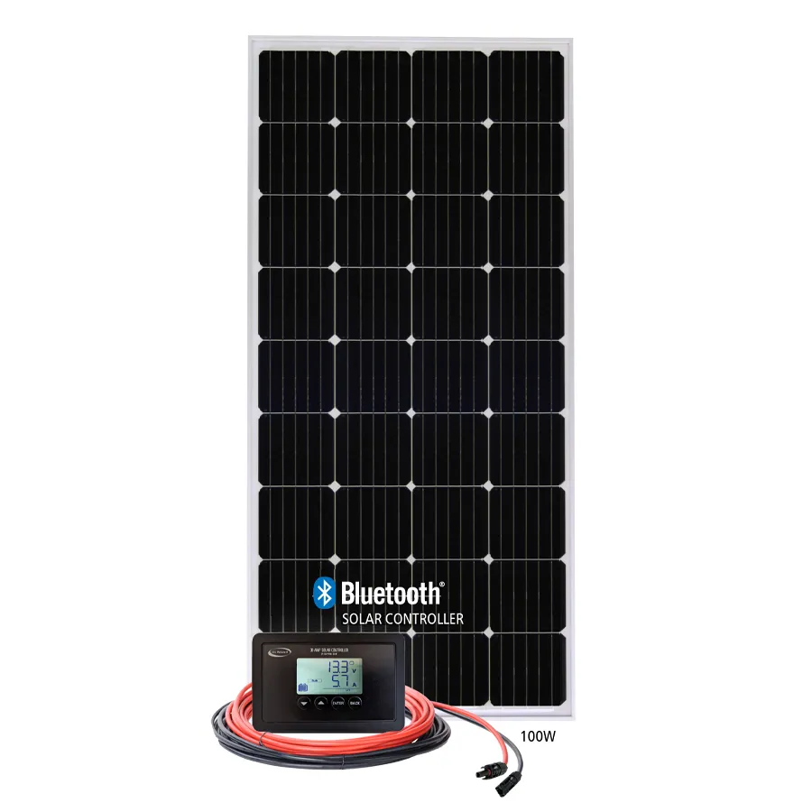 Go Power Retreat: 100 Watt Solar Kit With wi