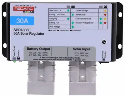 REDARC Redarc 30 AMP Solar Regulator - SRPA0360
