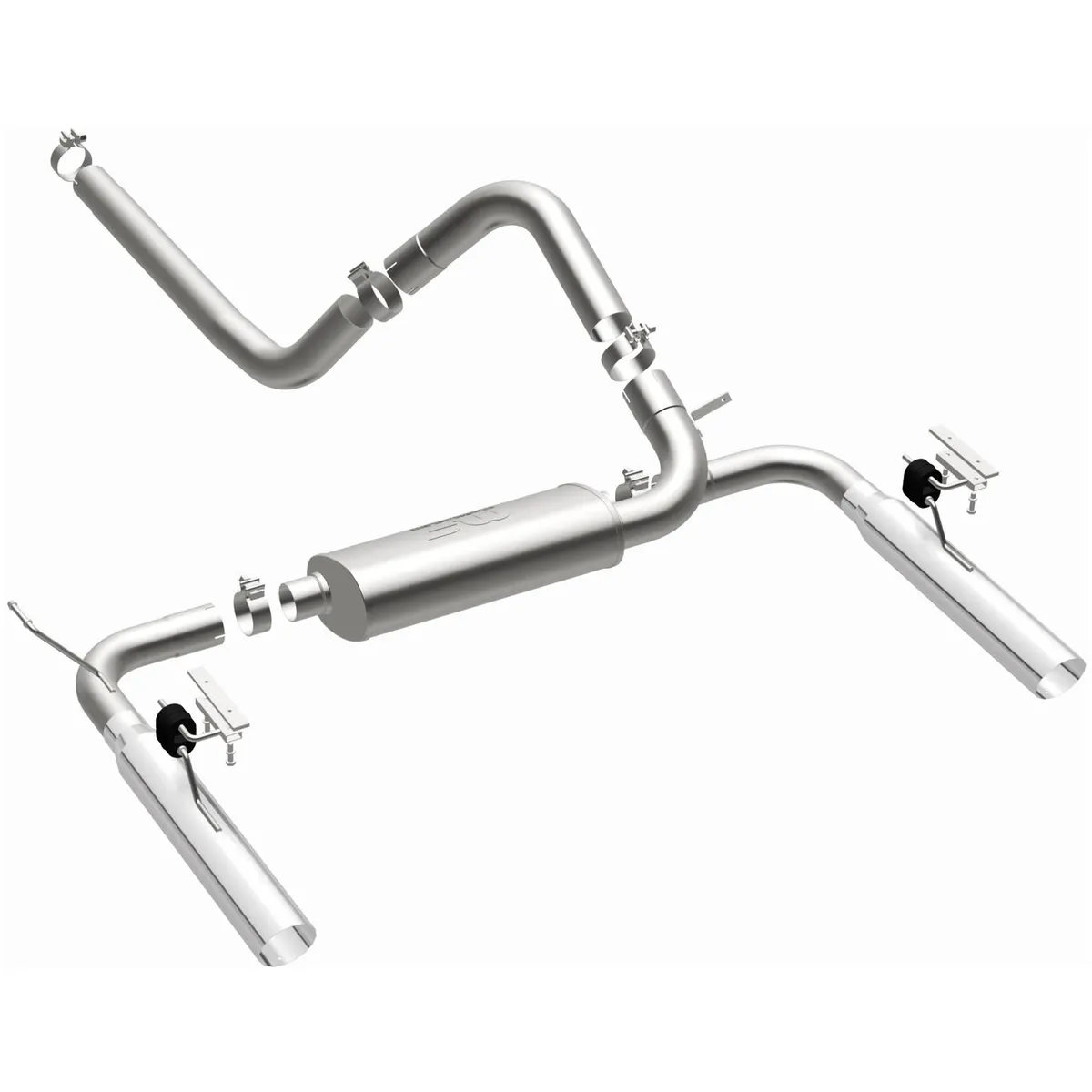 MagnaFlow 1998-2002 Chevrolet Camaro 5.7L | 1998-2002 Pontiac Firebird 5.7L Street Series Cat-Back Performance Exhaust System 15684 product image