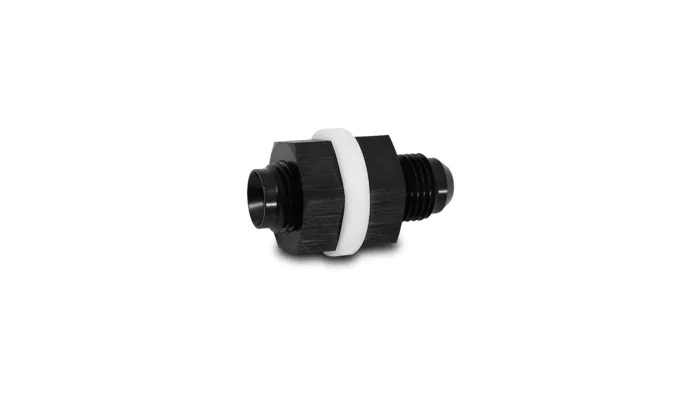 Vibrant Performance - 16893 - Fuel Cell Bulkhead Adapter Fitting; Size: -8AN (With 2 PTFE Crush Washers & Nut) product image