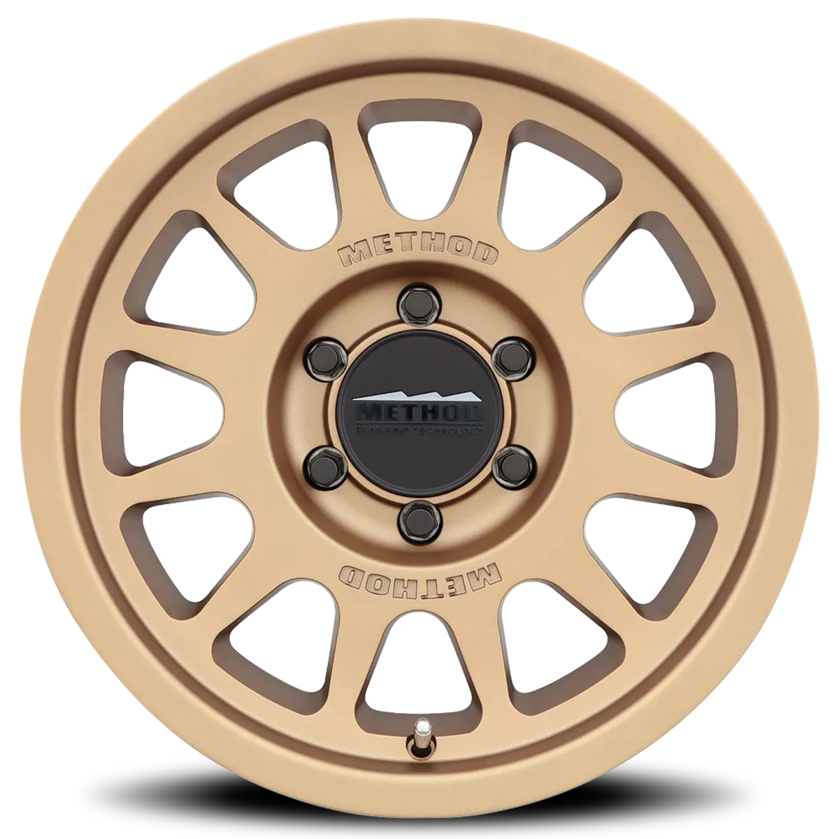 Aluminum Wheels 17x8.5 Bead Grip MR703 Bolt Pattern 6 On 139.7 Offset 0 Lip Size 1.18 Method Bronze BRZ Method product image