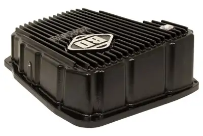BD Diesel Deep Sump Transmission Pan; Holds 4.5 Quarts; Incl. Oil w/Temp. Sending Unit Port/Pan Gasket/Magnetic Drain Plug/Hardware;