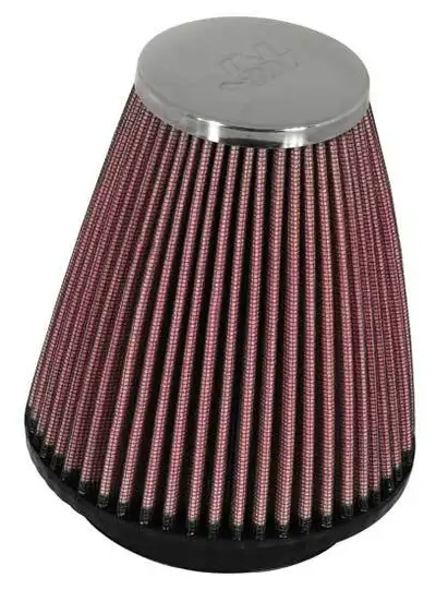 K&N 2-1/4FLG, 3-1/2B, 2T, 4H Universal Chrome Filter