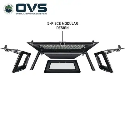 Overland Vehicle Systems 24c Toyota Tacoma 5ft Bed Expeditiontruck Cap W/Full Wing Drs/Frt&rear Windows