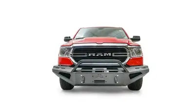Fab Fours 11-16 F250 F350 Fab Fours Premium Front Winch Bumper Full Grille Guard