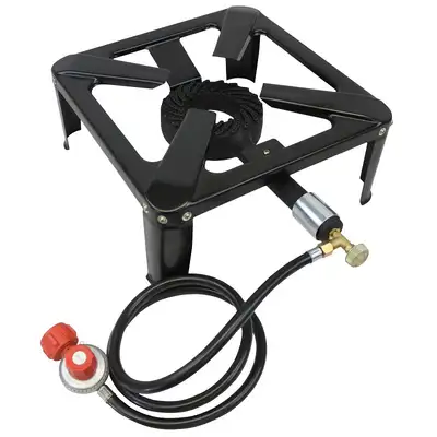 FLAME KING 100000 Btu 020 PSI Turkey Fryer Single Propane Burner Bayou Cooker