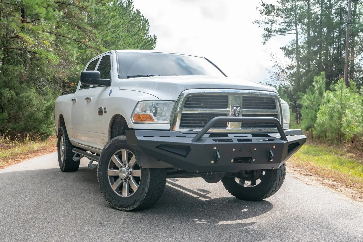 2010-2018 Dodge 2500-3500 HD Red Steel front w pre-runner guard product image