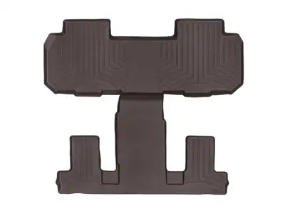 Weathertech FloorLiner™ DigitalFit®; Cocoa; Rear and Third Row; 1 Piece;