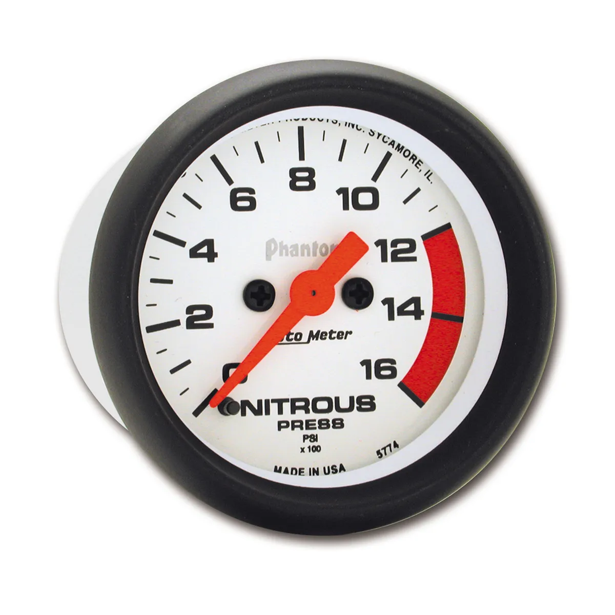 Gauge, Nitrous Pressure, 2 1/16", 1600psi, Digital Stepper Motor, Phantom product image
