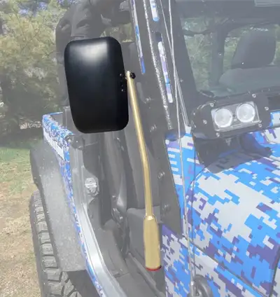 Steinjager Steinjäger Exterior Accessories Wrangler JK 2007-2018 Mirrors Isolated Leg Kit Military Beige