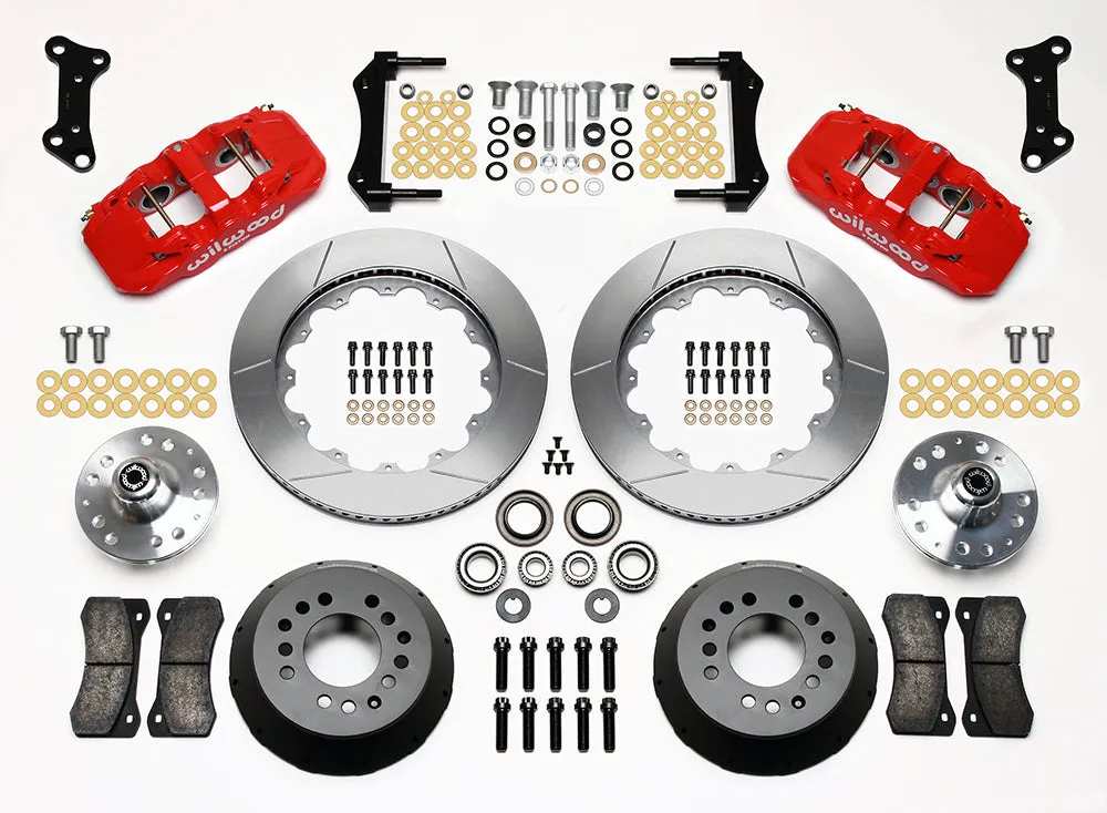 1960 - 1982 Buick, Chevrolet, Ford, GMC, Mercury, Oldsmobile, Pontiac AERO6 Big Brake Front Brake Kit - 140-15053 product image