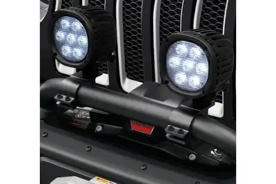 Mopar 82215729 - Mopar Light Brackets Winch Guard Jl