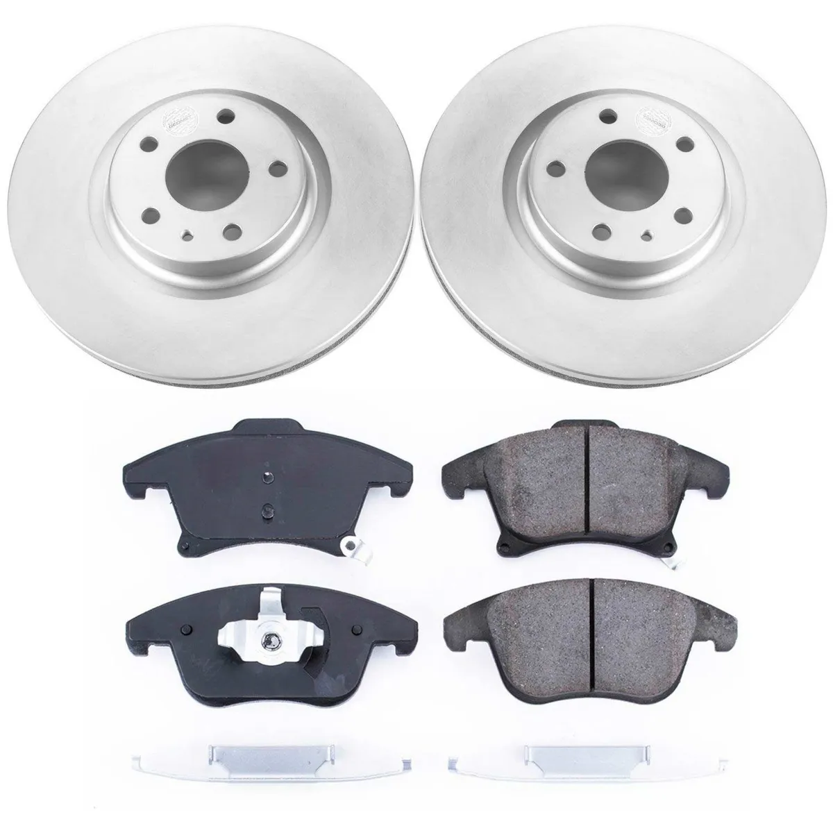 Z17 Geomet Coated Rotor Kit: Genuine Geomet Fully Coated Rotors; Ceramic Pads W/Hardware product image