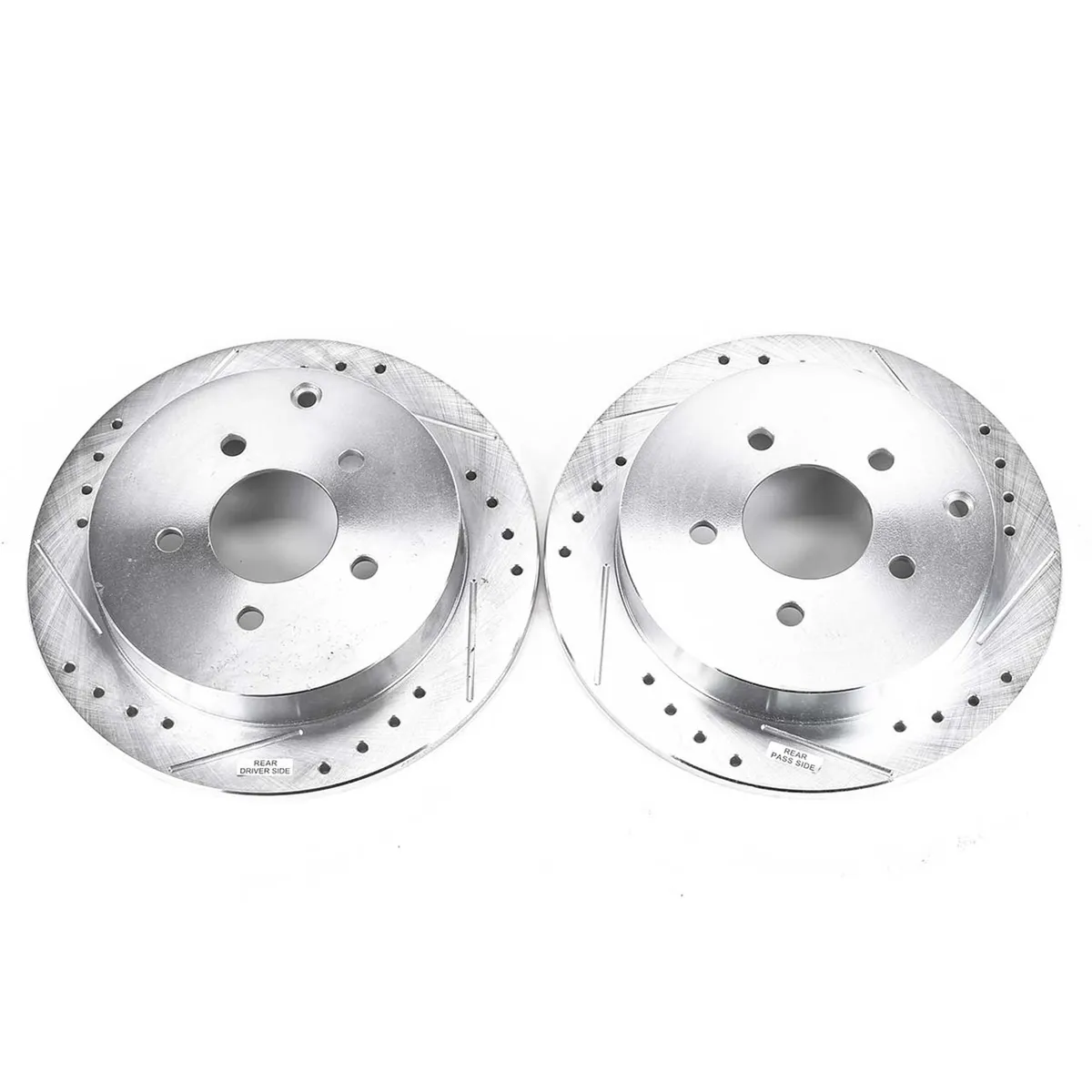Drilledslotted Rotor Pair Rear 2007-02 Buick Rendezvous 2004-02 Chevrolet Venture 2004-02 Oldsmobile si product image