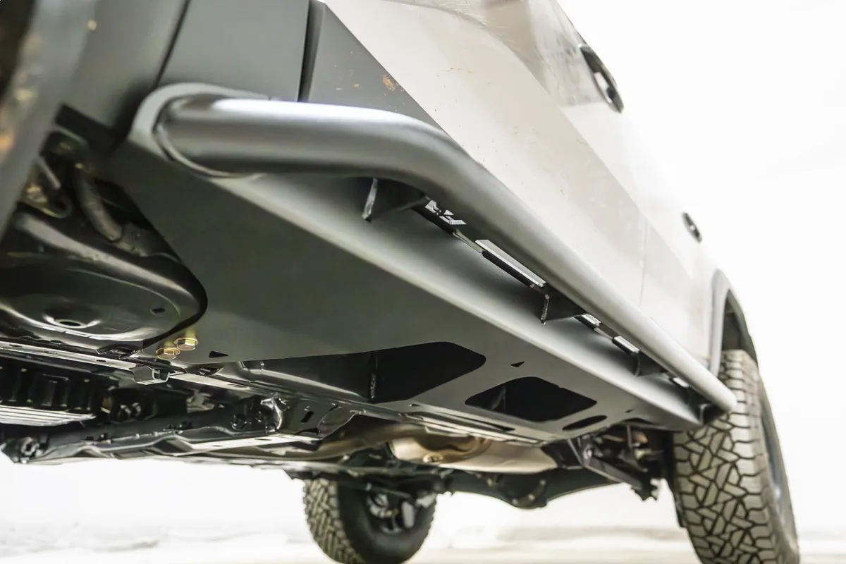 Rock Slider; Premium; Plate Steel; Carbon Black Powdercoat; product image