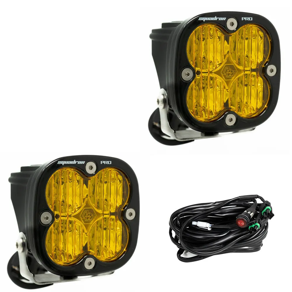 Baja Designs Squadron Pro Black LED Auxiliary Light Pod Pair - Universal product image