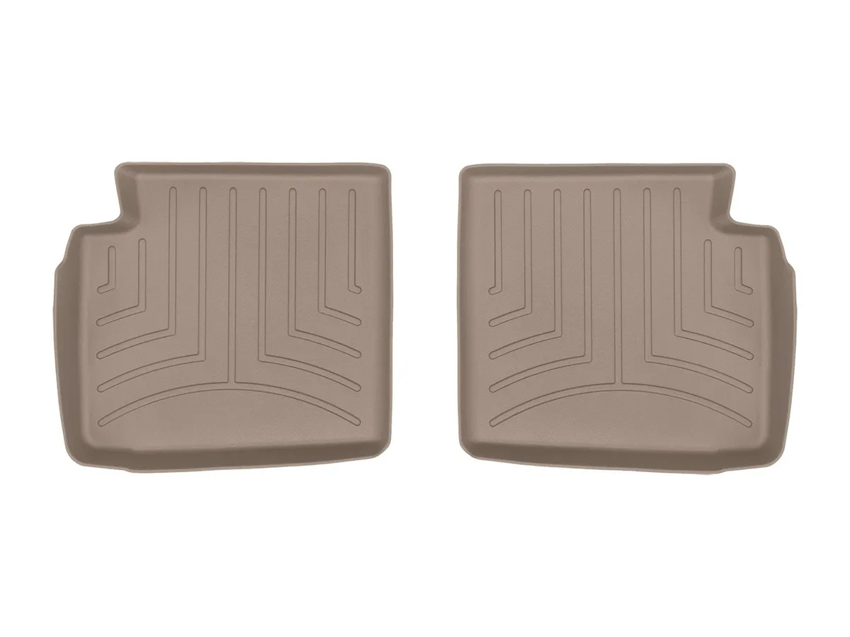 Weathertech FloorLiner™ DigitalFit®; Tan; Rear; 2 Piece Liner;