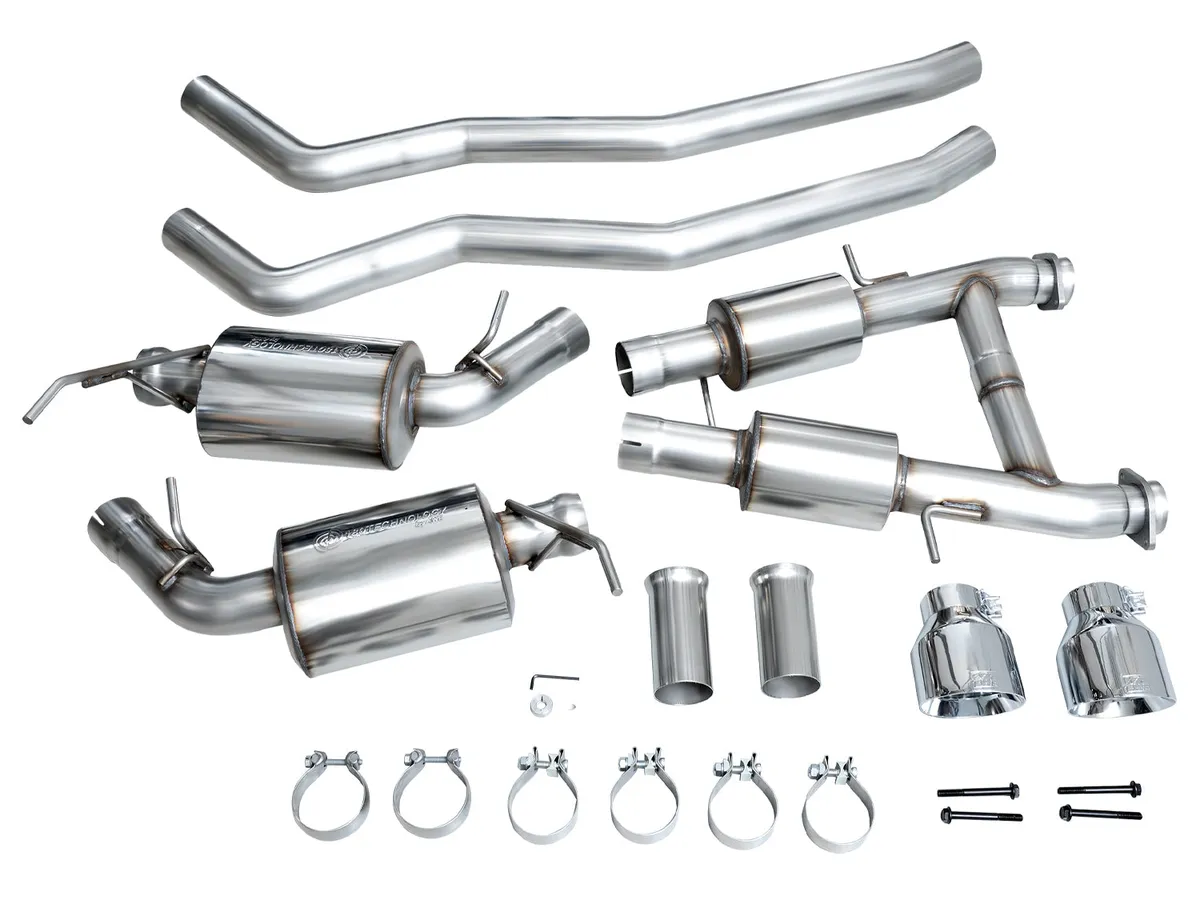 AWE Track Edition Exhaust for Dodge Durango 3.6 / 5.7 - Chrome Silver Tips product image