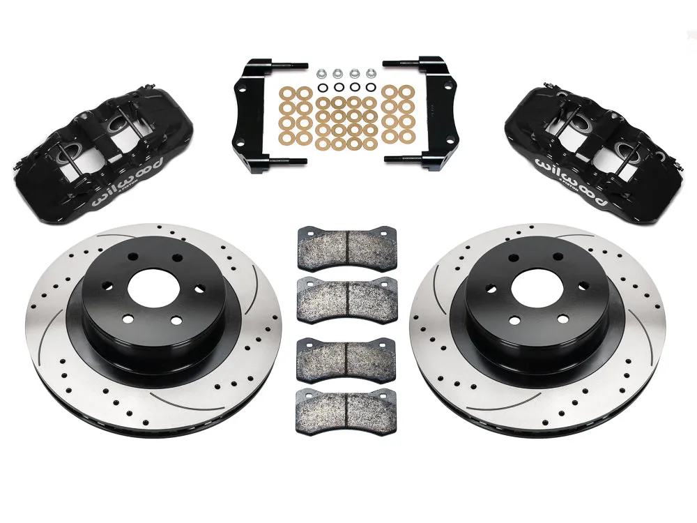 Wilwood AERO4 RearTruck Kit 14.25in Drilled 1999-2010 GM 1500-SUV 1 Piston OE Caliper product image