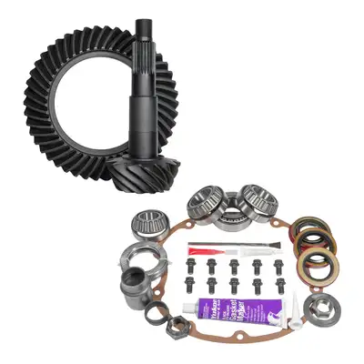 Yukon Gear and Axle Muscle Car Re-Gear Kit GM 8.2 Buick/Olds/Pontiac 27 Spline 3.90 Ratio 8.2 Inch Bop 3.90 Ratio Rear R&P Gear/ Install Kit Package Yukon Gear