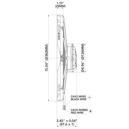 SPAL 2041 14" straight blade puller high performance 1623cfm product image