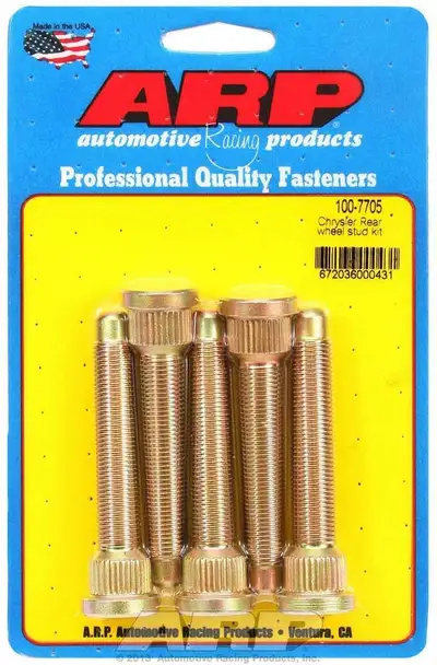 ARP Auto Racing Wheel Stud Kit - 1/2-20 3.125/.680 Knurl (5)