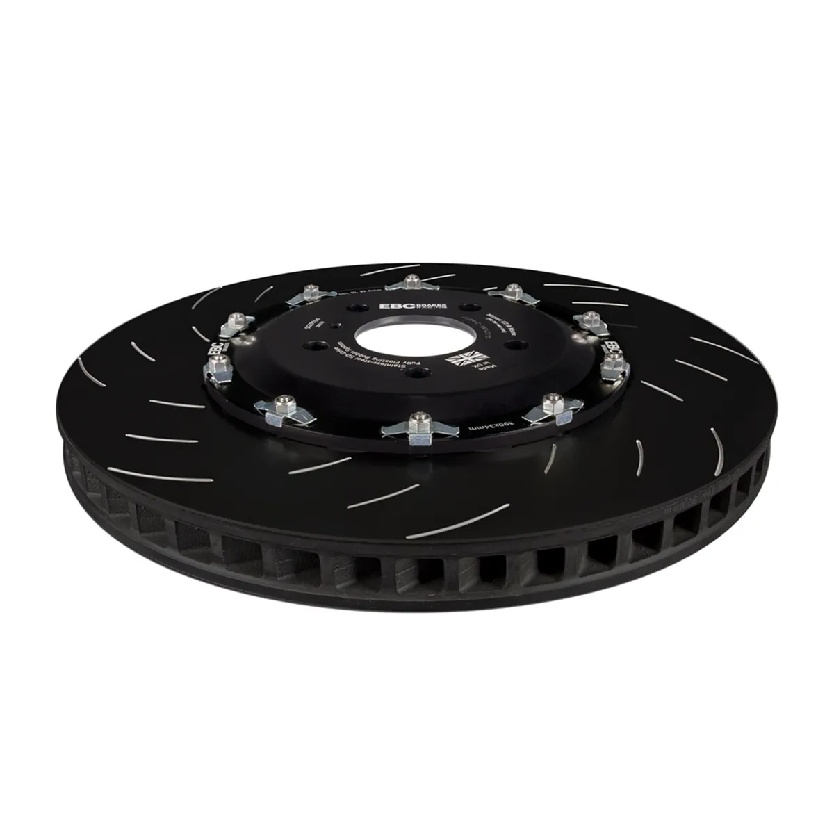 S32 Kits EBC SR-11/SR-21 Series Brake Pads And SG Rotor; Front/Rear; FMSI Pad No. D1382/D1383; Vented; 5/5 Bolt; 390/380mm Dia.; 49/62mm Height; 33/30mm Thick; product image