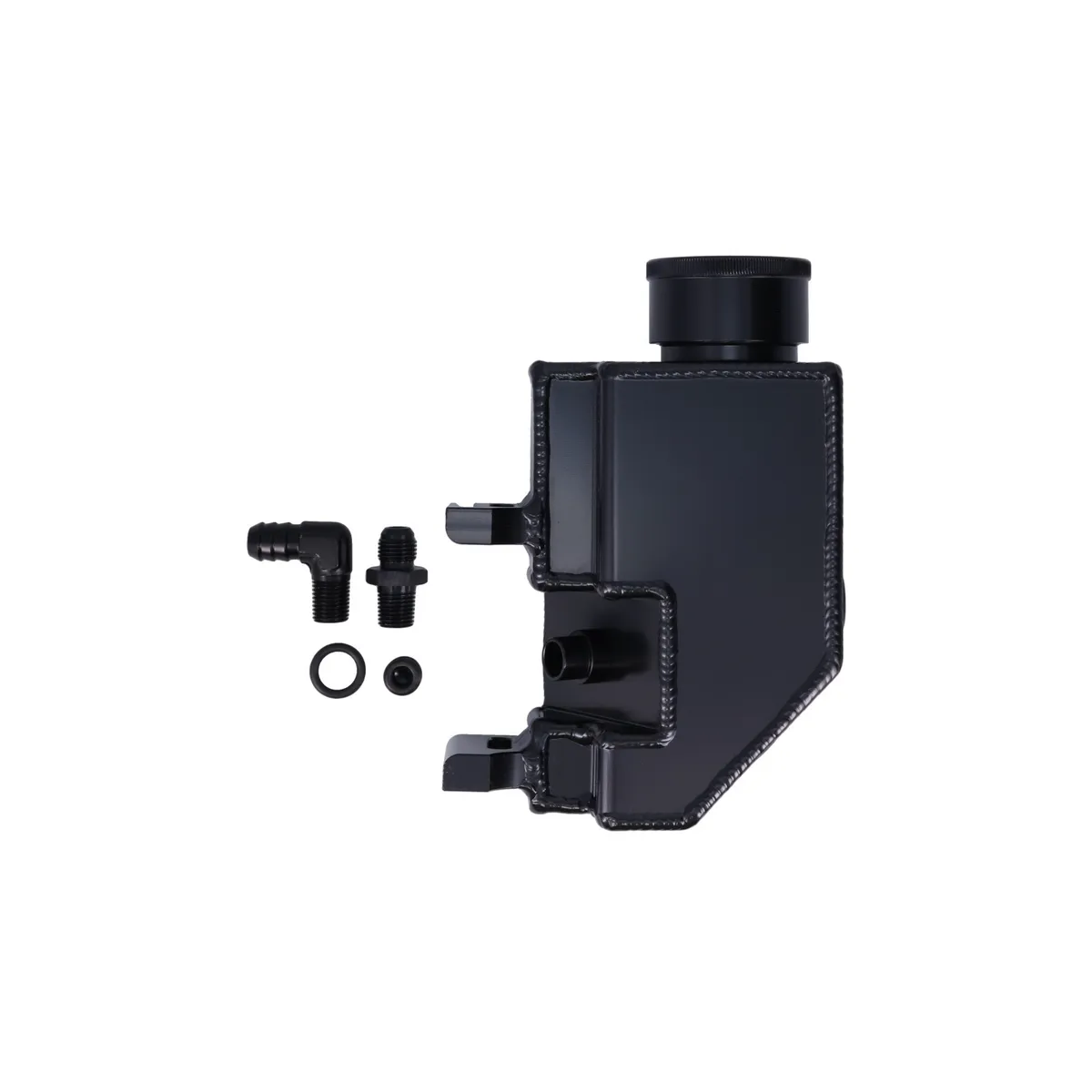 TSP GM LS 1-Piece Black Aluminum Timing Cover with Cam Position Sensor Provision, Harness, Crank Seal, and Gasket product image
