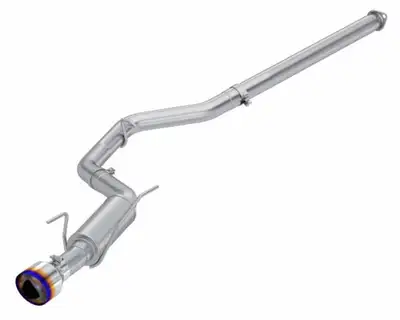 MBRP Exhaust Armor Pro Cat Back Performance Exhaust System; 3 in. Tubing; Single Rear Exit; T304 Stainless Steel; 5.0 in. Burnt End Tip;