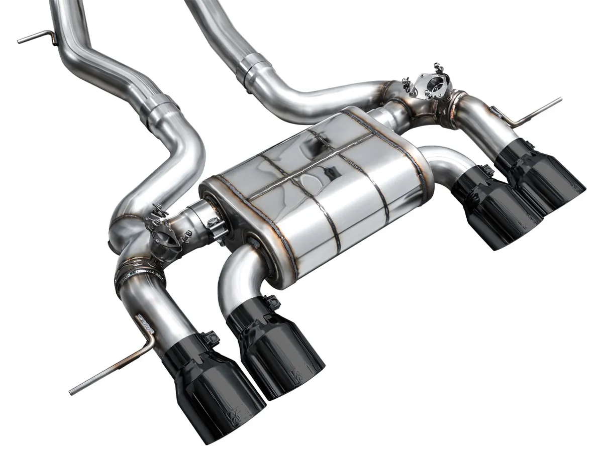 AWE SwitchPath™ Exhaust for BMW G87 M2 - Chrome Silver Tips product image