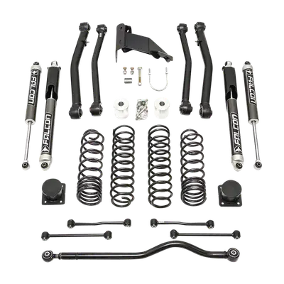 ReadyLift 2020-2023 Jeep JT Gladiator Terrain Flex Max 4-Arm Kit With Falcon 2.1 Shocks