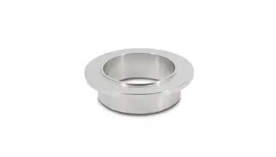 Vibrant Performance Turbo Inlet Flange; 76.2mm Flange O.d.; 3.57mm Apex w; 56.7mm Crmd.; 1.2mm Crmdh; 50.5mm Port Id; 19mm Thickness; For Pte Medium Frame; 304 Stainless Steel;