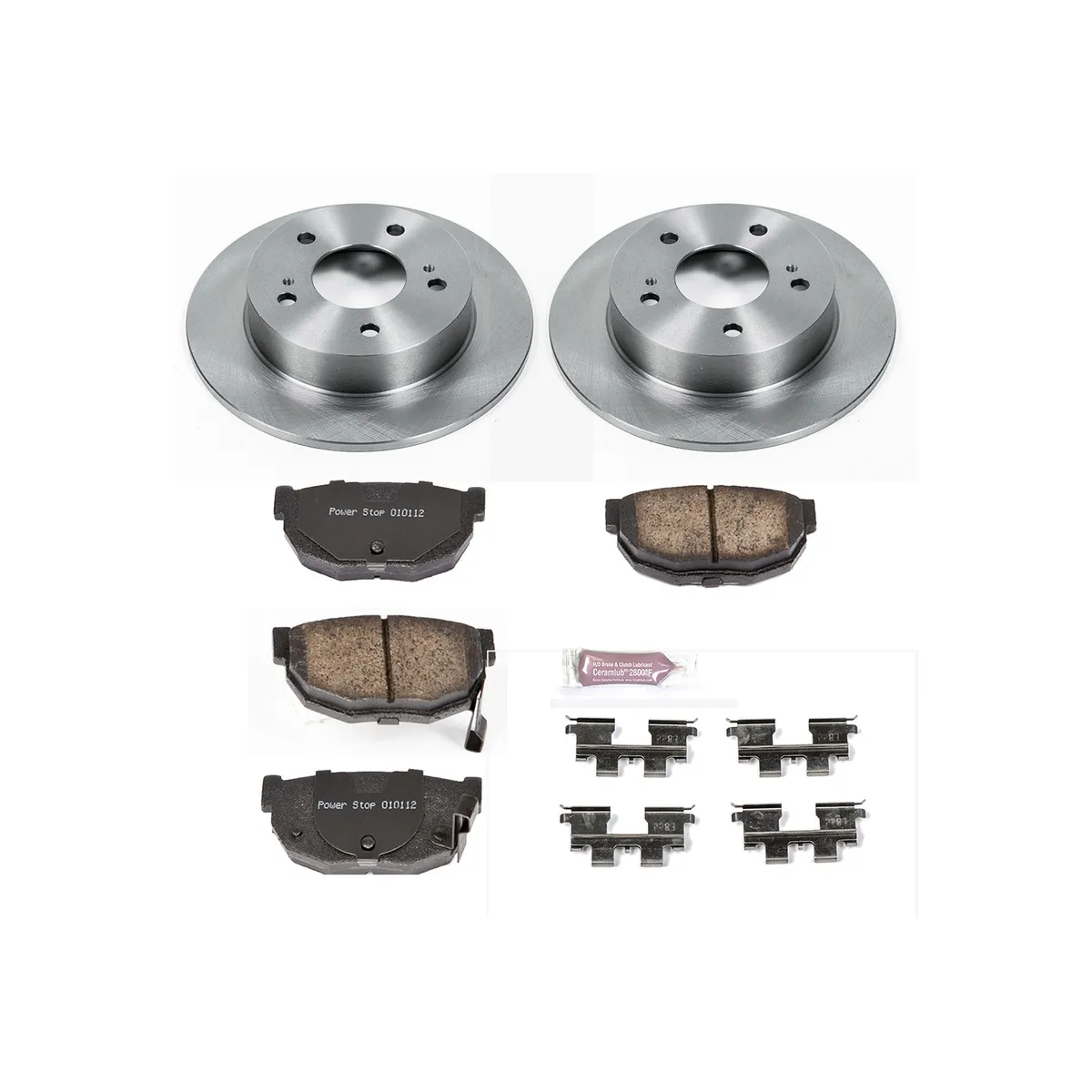 Z17 Direct Replacement Kit: Rotors; Ceramic Pads W/Hardware product image