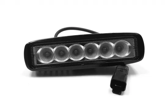 6.0 Inch LED Light Bar 18W Flood DT Harness 79900 2,880 Lumens Each Southern Truck Lifts product image