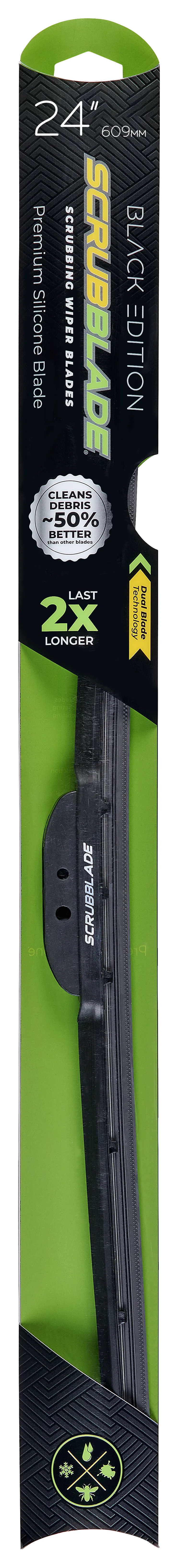 Scrubblade - 24 610mm Black Edition Silicone Wiper Blade - PB2400 product image