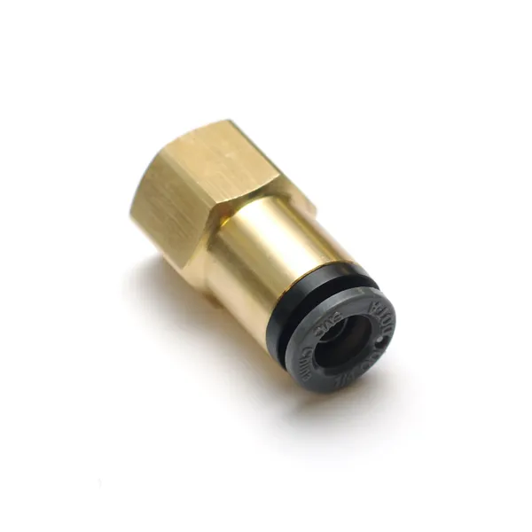 Ridetech 31952150 Airline Fitting, Straight. 1/8 Female NPT to 1/4 Airline. product image