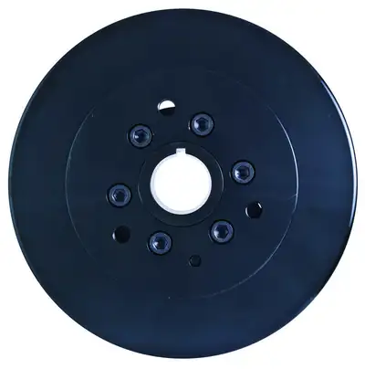 Fluidampr Chevy Small Blocks V8 400 Cid External Balance Steel Black Zinc Finish O.D. 7-14 In. Performance Damper