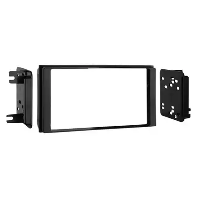 Metra Electronics Turbokits; Radio Installation Kit; Incl. Instructions/Hardware/Snap-In Iso Mount System W/Custom Trim Ring; For Double Din or Two Single Din; Recessed Din Opening;