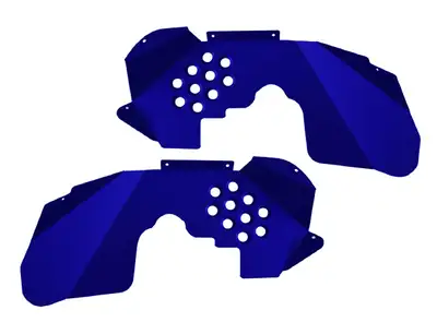 Steinjager Steinjäger Fenders Wrangler JK 2007-2018 Inner Front, Fits Falcon Shocks Southwest Blue